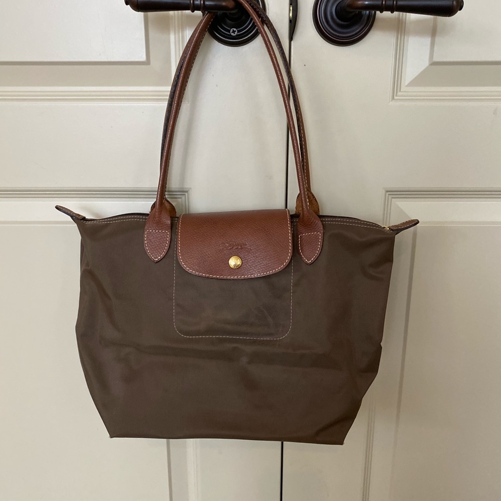 Longchamp tote olive color